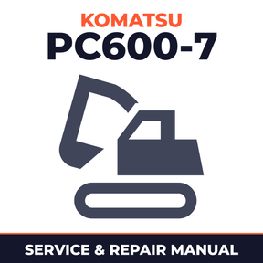 Komatsu PC600-7 shop manual