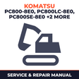 Komatsu PC800-8E0, PC800LC-8E0, PC800SE-8E0, PC850-8E0, PC850SE-8E0 Hydraulic Excavator Workshop Service Repair Manual