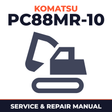 Komatsu PC88MR-10 Hydraulic Excavator Service Manual