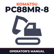 Komatsu PC88MR-8 operation and maintenance manual