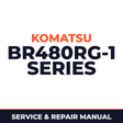Komatsu Service BR480RG-1 Series Shop Manual Mobile Crusher Workshop Repair Book