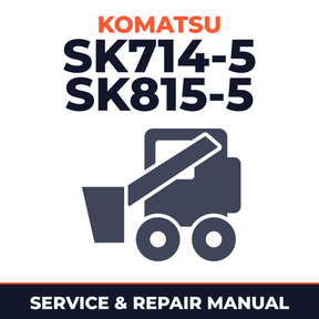 Komatsu SK714-5 SK815-5 Skid-Steer Loader Service Repair Shop Manual