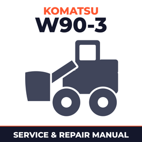 Komatsu W90-3 Wheel Loader Service Repair Workshop Manual (SN: 70001 and up)