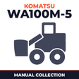 Komatsu WA100M-5 manuals. Workshop and operators manual
