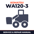 Komatsu WA120-3 (EU SPEC.) Wheel Loader Service Repair Manual - 53001 and up