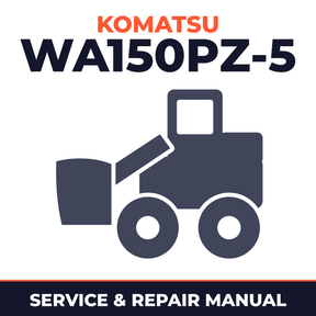 Komatsu WA150PZ-5 Wheel Loader Service Repair Manual - H50051 and up