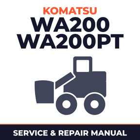 KOMATSU WA200 5 WA200PT 5 Wheel Loader Full Service & Repair Manual 2005-Onwards