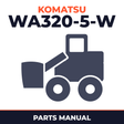 Komatsu WA320-5-W GALEO Wheel Loader Parts Book