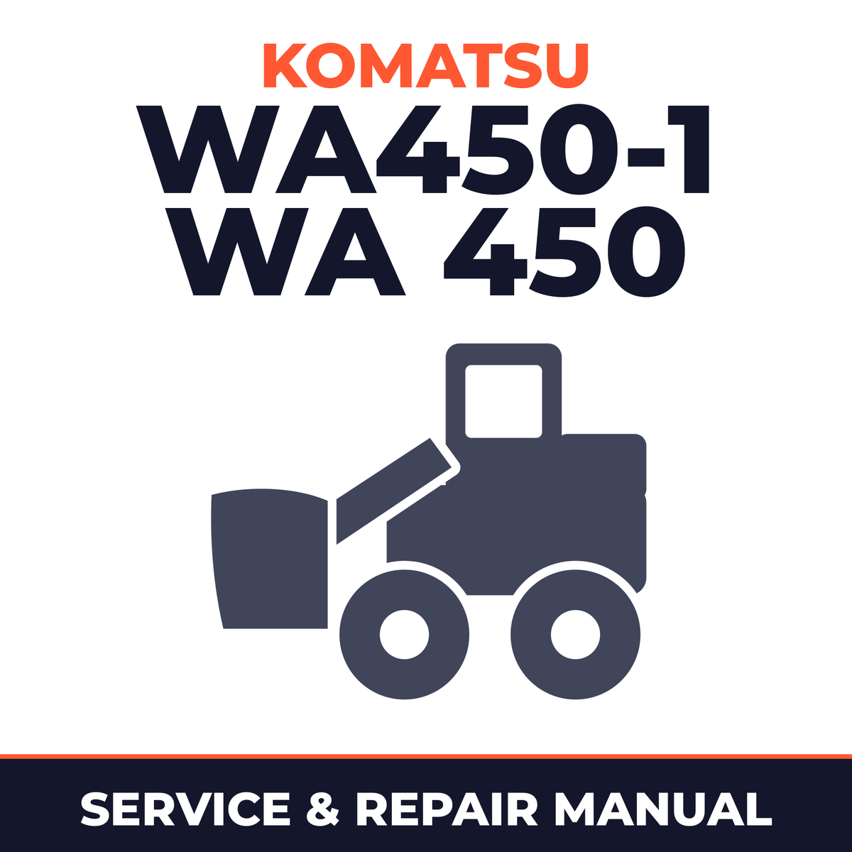 komatsu WA450-1 WA 450 Workshop Service Shop Manual