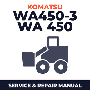 Komatsu WA450-3 WA 450 Wheel Loader Service Repair Workshop Manual