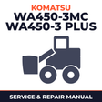 Komatsu WA450-3MC WA450-3 Avance Plus Wheel Loader Service Repair Workshop Manual
