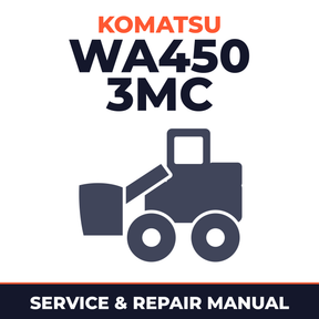 Komatsu WA450 3MC Wheel Loader Workshop Service Manual