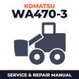 Komatsu WA470-3 Wheel Loader Workshop Service Repair Manual WA470-3 Serial WA470H20051 and up