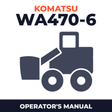 KOMATSU WA470-6 Wheel Loader Operation & Maintenance Manual