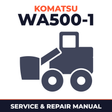 KOMATSU WA500-1 Wheel Loader Service Shop Repair Manual (S/N: 10001 and up)