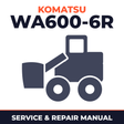 Komatsu WA600-6R Wheel Loader Service Repair Factory Manual INSTANT (SN: 65001 and up)