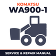 Komatsu WA900-1 Wheel Loader Service Repair Manual INSTANT (SN: 10001 and up)