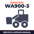 Komatsu WA900-3 Wheel Loader Service Repair Factory Manual INSTANT (SN: 50001 and up)