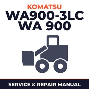 Komatsu WA900-3LC WA 900 Avance Wheel Loader Service Repair Workshop Manual