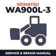Komatsu WA900L-3 Wheel Loader Service Repair Manual INSTANT (SN: 52001 and up)