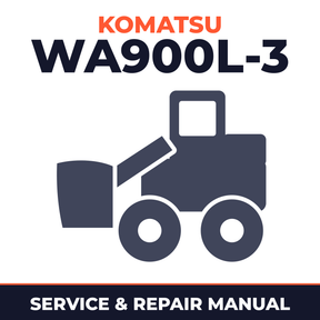 Komatsu WA900L-3 Wheel Loader Service Repair Manual INSTANT (SN: 52001 and up)