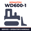 KOMATSU WD600-1 Wheel DOZER Service Repair Manual + Operation & Maintenance Manual
