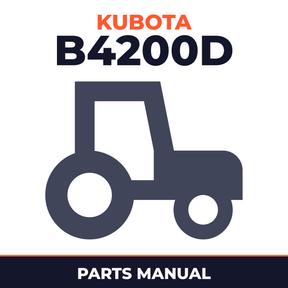 Kubota B4200D Tractors Parts Manual