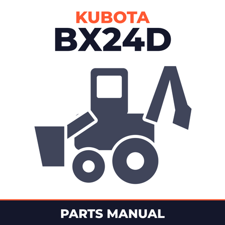 Kubota BX24D Backhoe Loader Parts Catalog