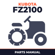Kubota FZ2100 Lawnmower Zero-Turn Mower Parts Manual