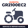 Kubota GR2100EC2 Lawn Tractor Service & Repair Manual