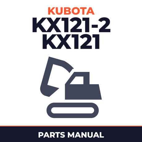 KUBOTA KX121-2 KX121 Compact Excavator Parts Manual IPL