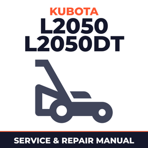 Kubota L2050 L2050DT Tractor Bf400 Loader Rc60-20 Mower WSM Service & Repair Manual