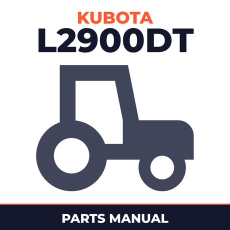 Kubota L2900DT Tractors Parts Manual