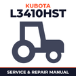 Kubota L3410HST Tractor Service & Repair Manual