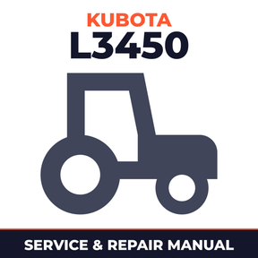 Kubota L3450 Tractor Service & Repair Manual