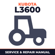 Kubota L3600 Tractor Service & Repair Manual
