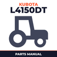 Kubota L4150DT Tractors Parts Manual