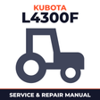 Kubota L4300F Tractor Service & Repair Manual
