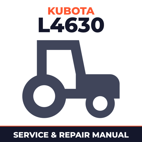 Kubota L4630 Tractor Service & Repair Manual