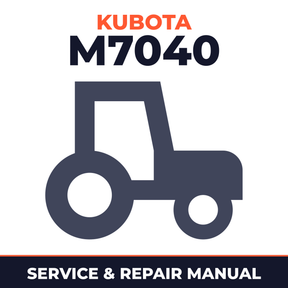 Kubota M7040 Tractor Service & Repair Manual