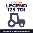 Landini Legend 125 TDI Tractor Service & Repair Manual