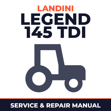 Landini Legend 145 TDI Tractor Service & Repair Manual