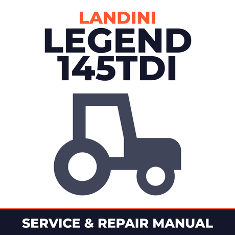 Landini Legend 145TDI Tractor Service & Repair Manual