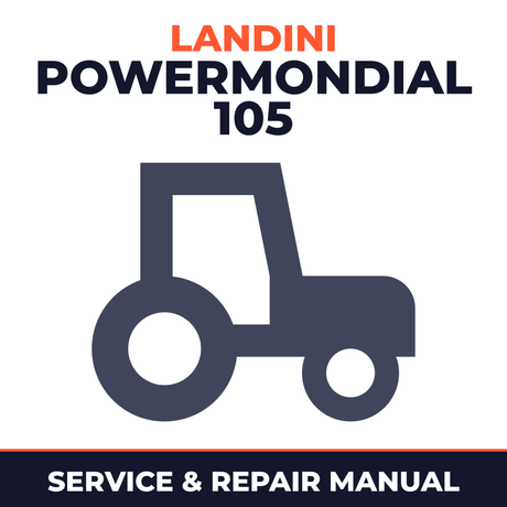 Landini Powermondial 105 Tractor Service & Repair Manual