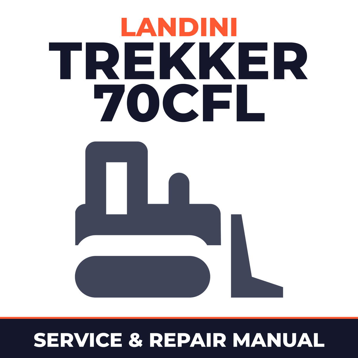 Landini Trekker 70CFL Crawler Tractor Service & Repair Manual