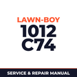 Lawn Boy 1012 1965 500000001-599999999 Lawn-Boy C74 Machine Service & Repair Manual