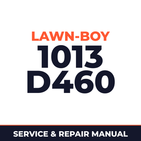 Lawn Boy 1013 1967 700000001-799999999 Lawn-Boy D460 Machine Service & Repair Manual