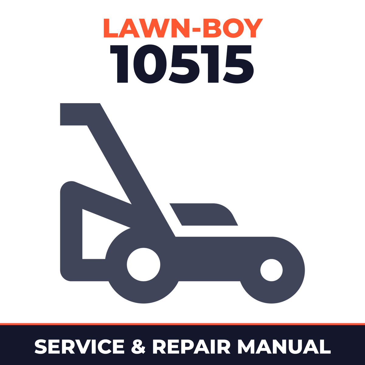 Lawn Boy 10515 1993 3900001-3999999 Lawn-Boy F Walk-Behind Mower Service & Repair Manual