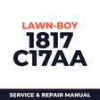 Lawn Boy 1817 1962 200000001-299999999 Lawn-Boy C17AA Machine Service & Repair Manual