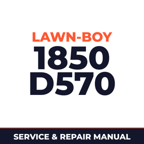 Lawn Boy 1850 1979 900000001-999999999 Lawn-Boy D570 Machine Service & Repair Manual